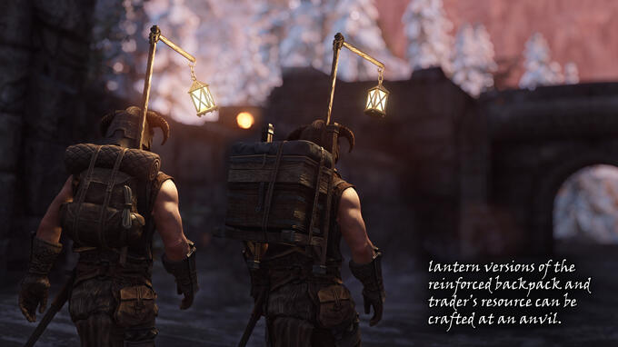 The lantern add-on for backpacks.