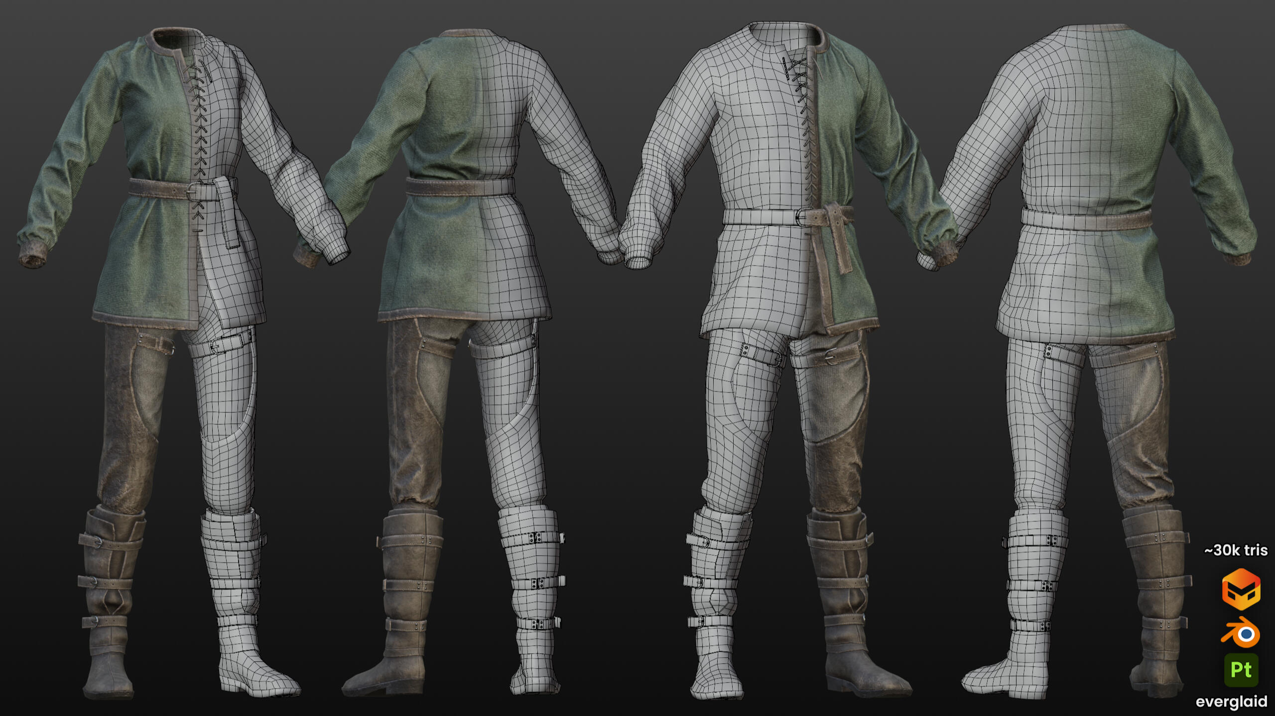 Render in Blender's Eevee for Southbound Scouts.