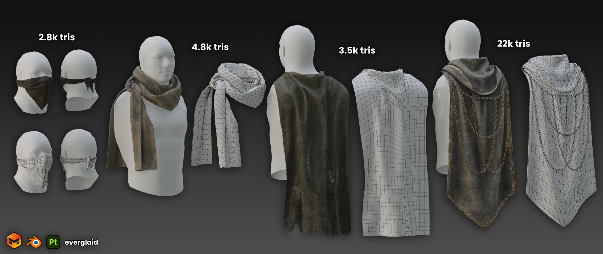 Render & breakdown in Blender's Eevee for Nirn Necessities.